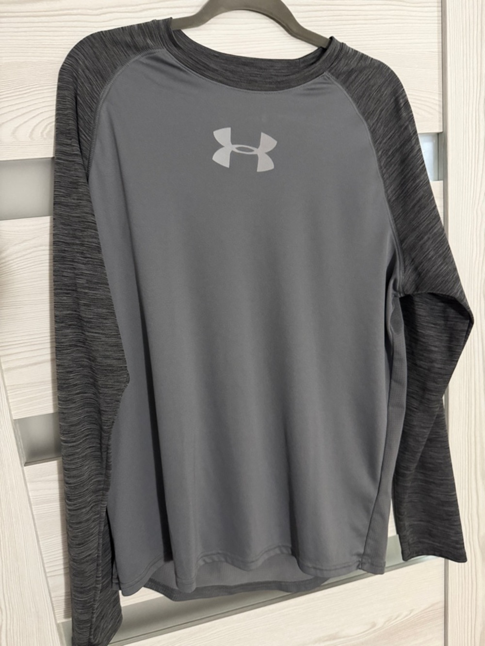 Under Armour Gray/Charcoal Long Sleeve Performance Top